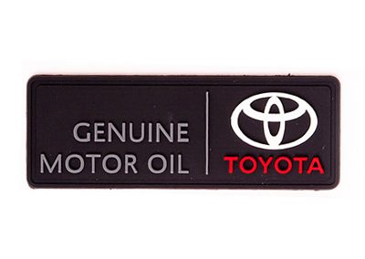 Toyota Oil påsyningsmærke